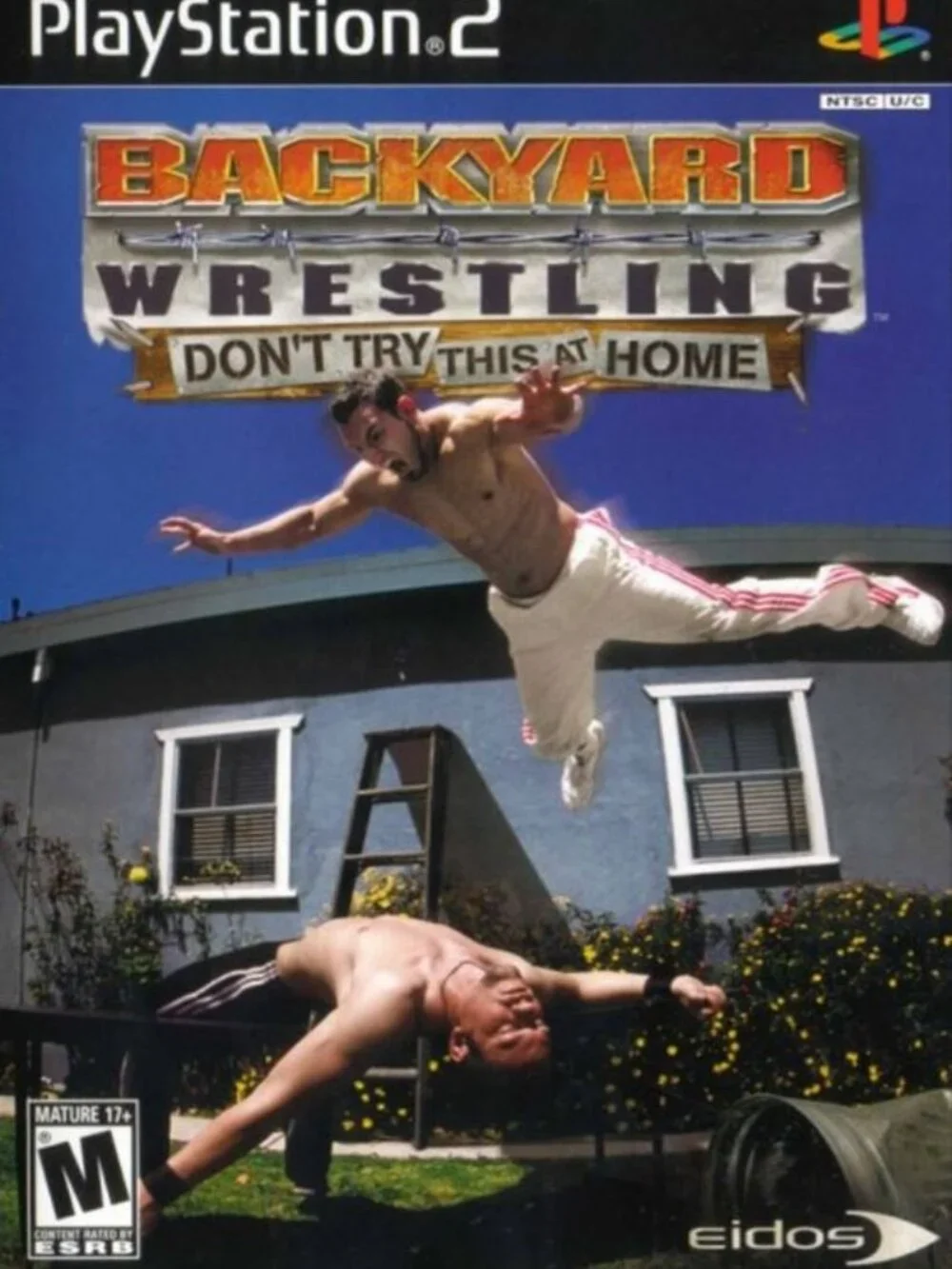Backyard Wrestling Don't Try This at Home PS2 (Sony PlayStation 2, 2003)